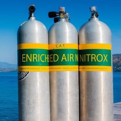 Enriched Air Nitrox cilinders